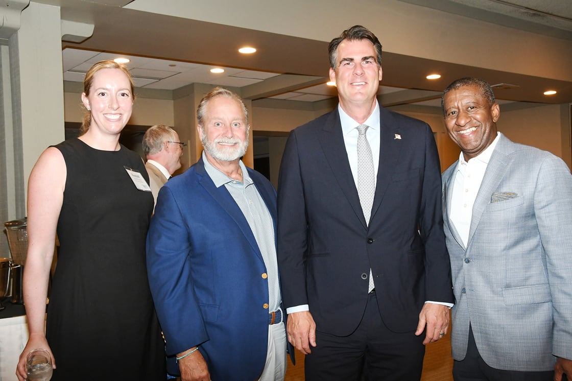 Oklahoma Bus Roundtable - JS, KT, Gov Stitt. lo-res